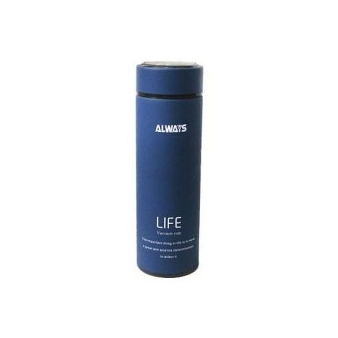 Stainless Steel Tea Water Coffee Flask - Blue