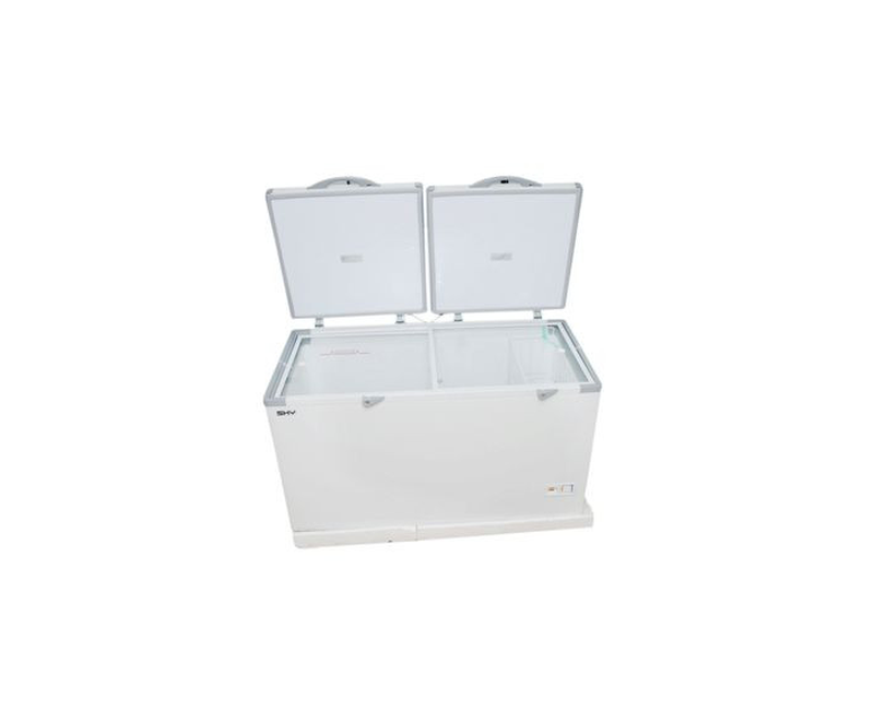 SKY SK 70 DD 700L Chest Freezer Double Door Sliding Glass