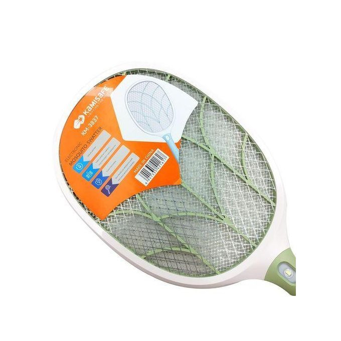 Electronic Mosquito Killer Swatter - Green  Grey,White
