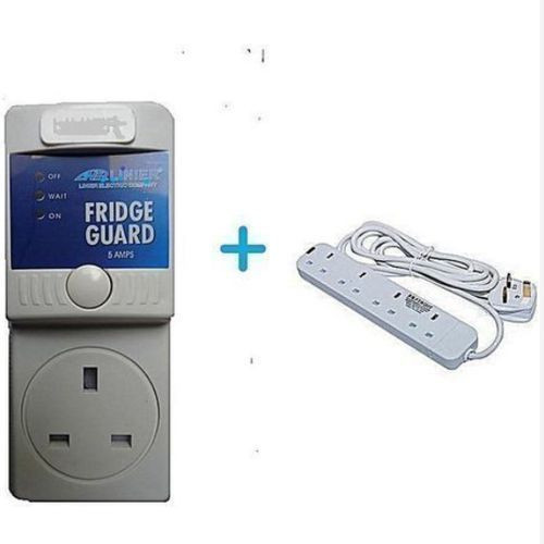 Fridge  Guard And Heavy Duty  Power Extension - White