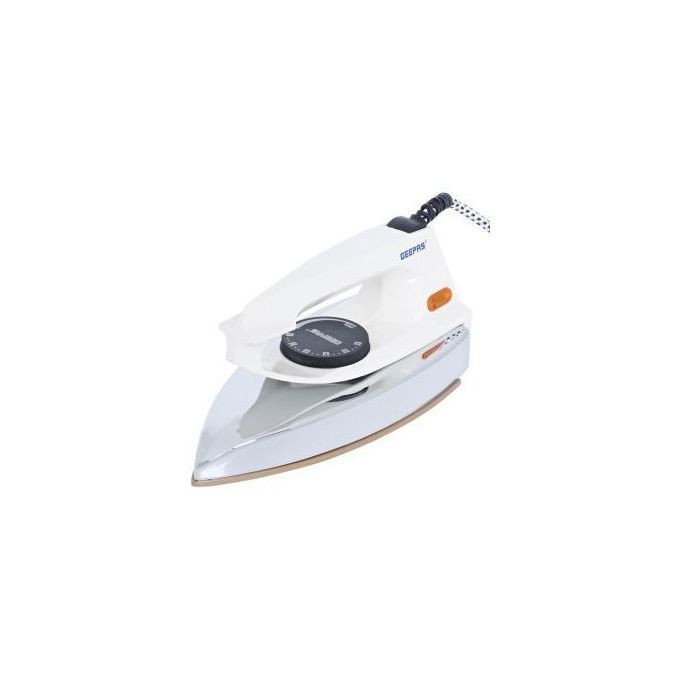Electric Dry Iron Portable Handheld Iron 1200W Upgraded temperature Control-Cream