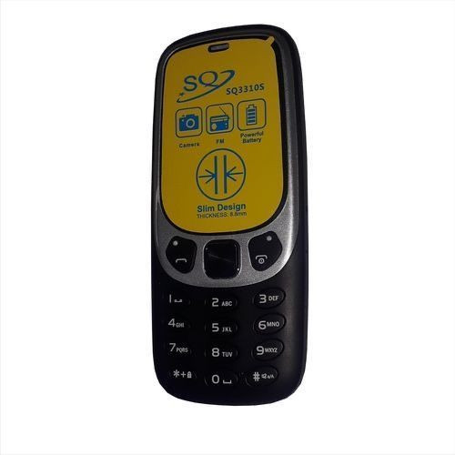 Mobile 3310s Dual Sim - Camera - Slim Body - Wireless FM - Black