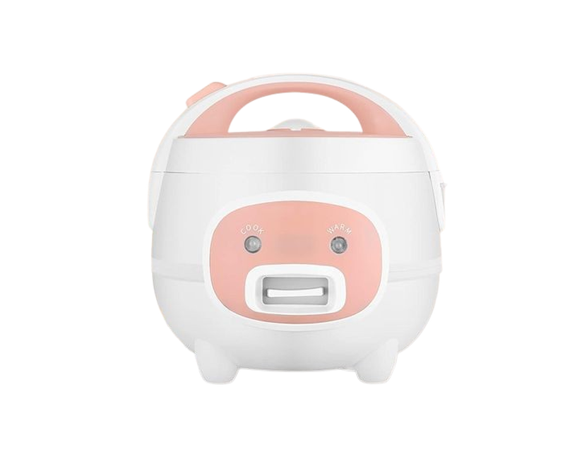 Alloy Non-Stick Liner Rice Cooker And Steamer Small Multi Cooker 2L Rice Cookers with Keep-Warm Function for 1-3 People- Multicolor Boma