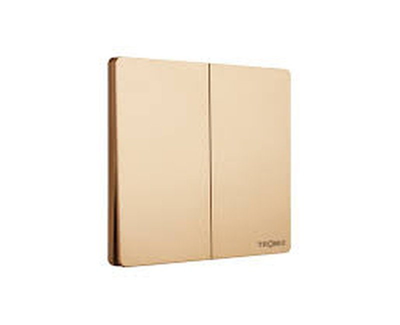 Gentrix/Tronic Brass 2Gang 2Way Switch (TDC) TDC5122B