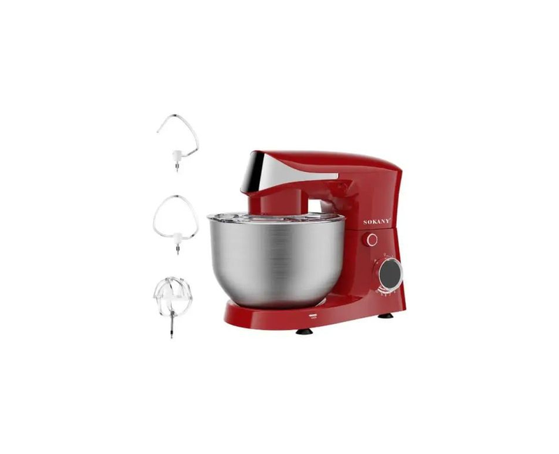 6.5L Electric Food Stand Mixer Kneading Bread Dough Mixer- Multicolor Sokany