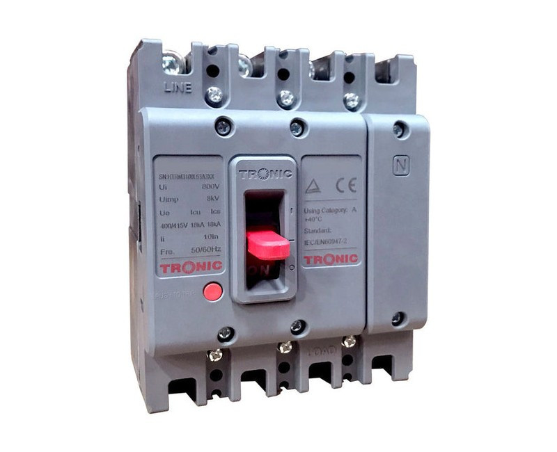 MCCB BREAKER 63A 4POLE MG 100L-0063-04