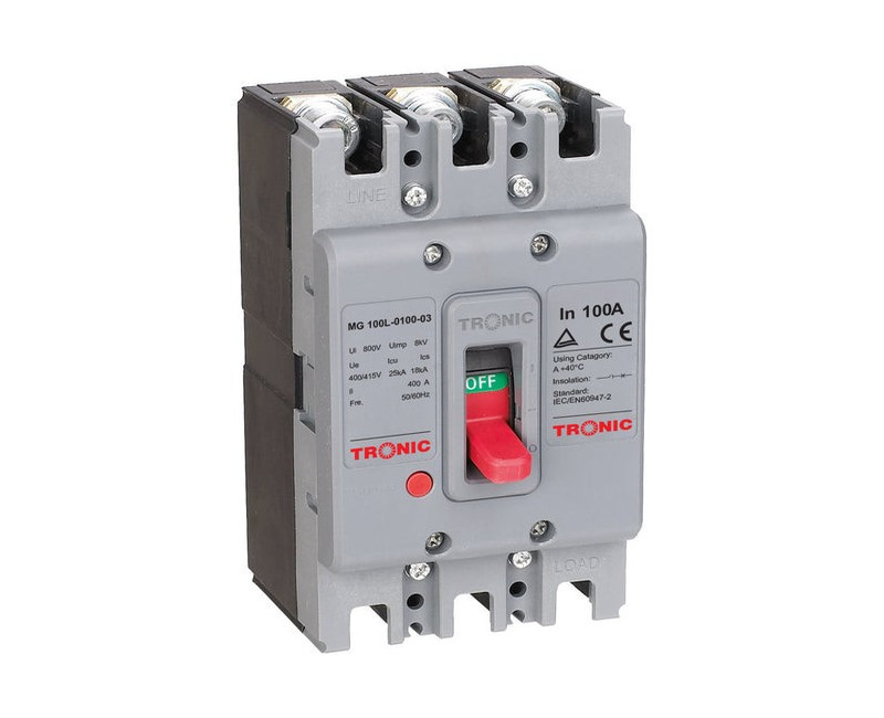 MCCB BREAKER 160A 3POLE MG 160L-0160-03