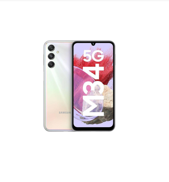 Galaxy M34 5G 6.5" 8GB RAM 128GB ROM 50MP 6000mAh - Silver