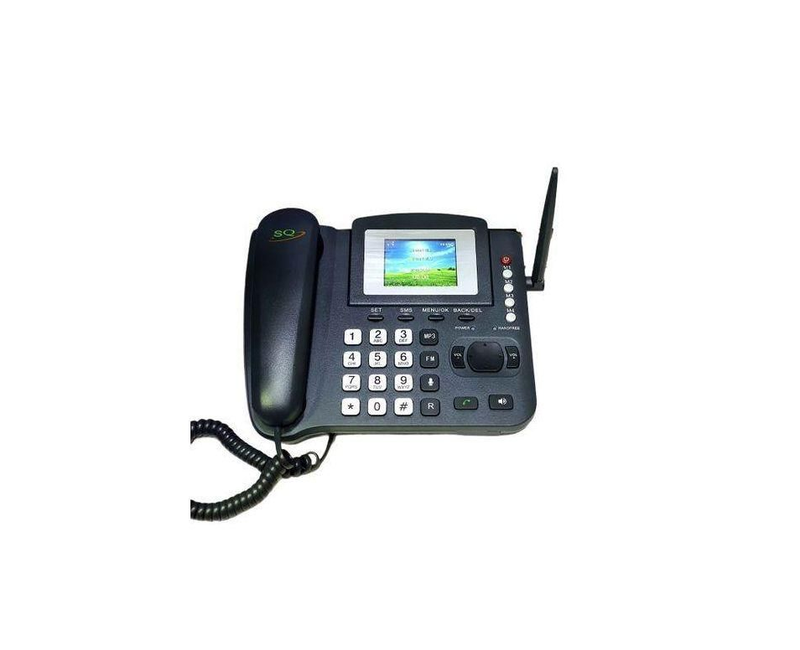 LS 980 Dual Sim GSM Wireless Landline Desktop Phone - Black