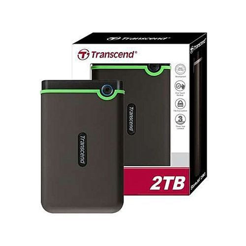 Transcend 2TB Transcend Hard Drive - Black, Green