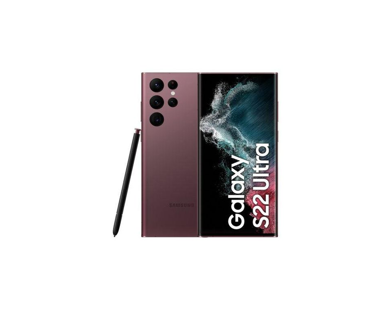 Galaxy S22 Ultra 5G 6.8" 8GB RAM 256GB ROM 108MP 5000mAh - Burgundy