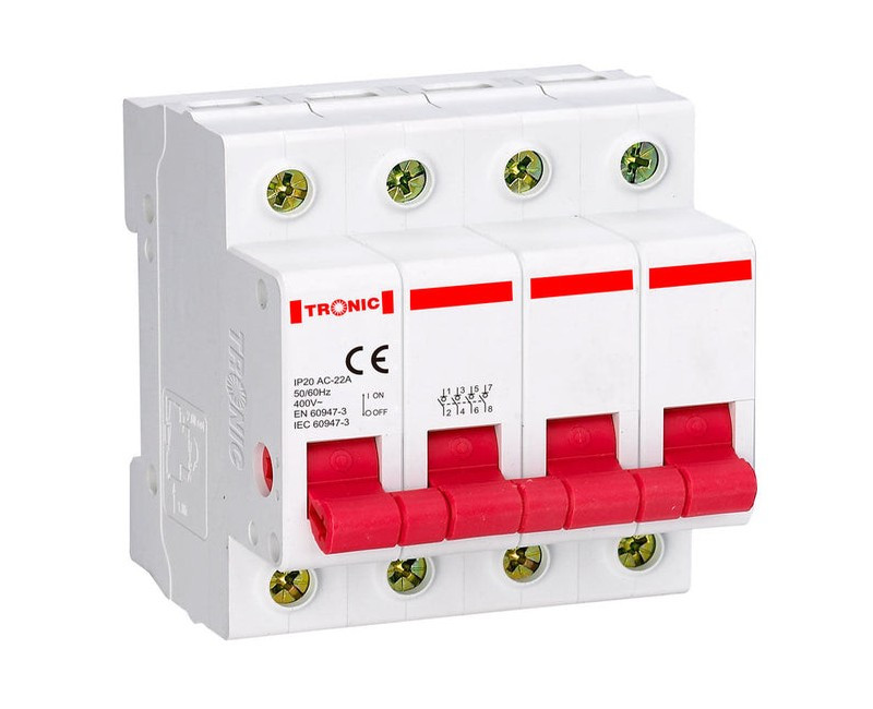 Havells MCB Four Pole 20A DOMQCFPF020