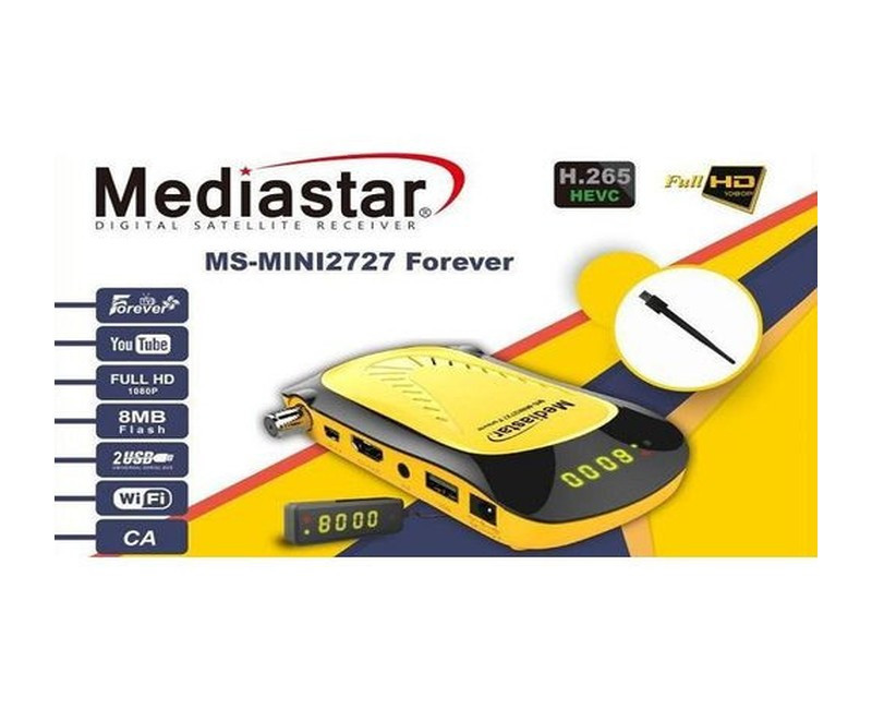 MS-MINI2727 Forever Tv Digital Satellite Receiver HD- Multicolor