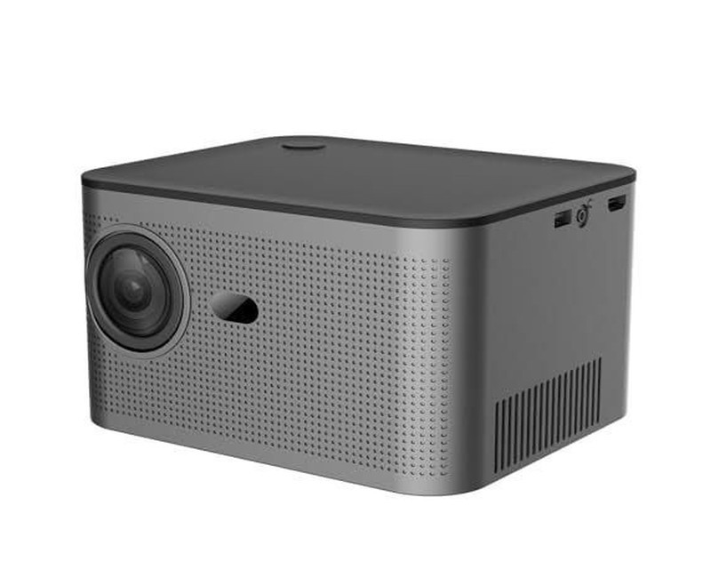 HD Super HY350 H713 BT5.0 HD 1080P Image Movie Video Voice Output Android 11 System 350ANSI FHD Home Theater Video Smarts Projectors Home Cinema- Silver