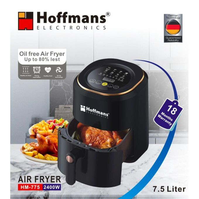 7.5litres Air Fryer HM 775 - Black