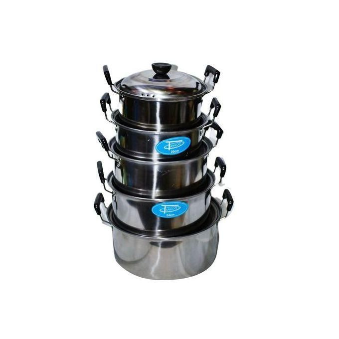 5Piece High Grade Serving Dish - Silver