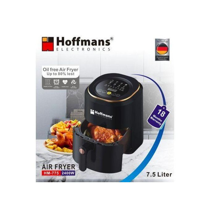 Hoffmans 7.5litres Air Fryer HM 775 - Black