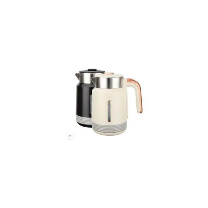 Hoffmans 2.5L Electric Milk Boiling/ Cooking Pacolator/Kettle -Black /Cream