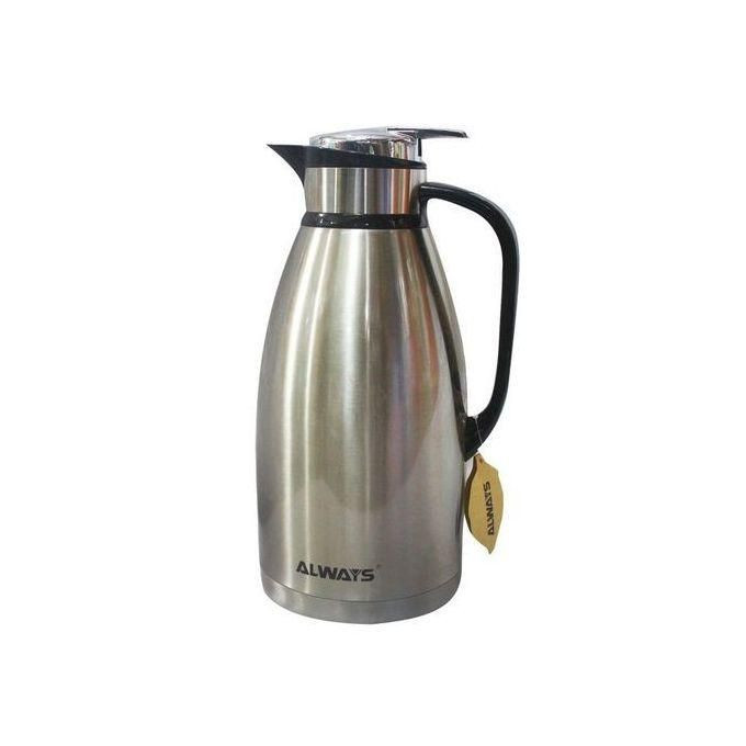 Stainless Steel Vacuum Flask, 2 Litre - Silver