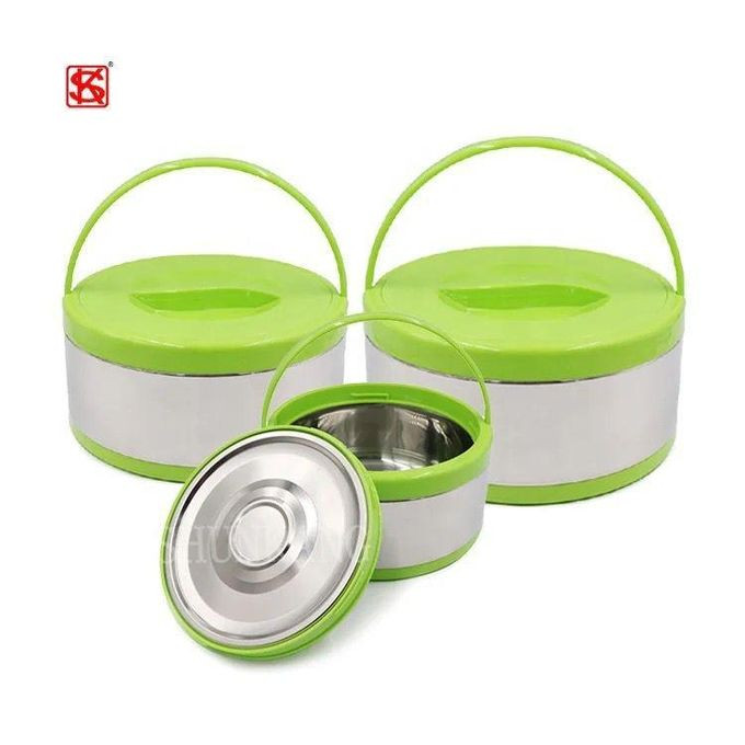 3 Pcs Storage Lunch Box - Multicolor
