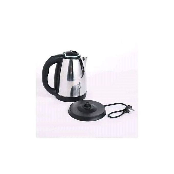 3Pin Plug Electric Kettle 2 Litres - Silver