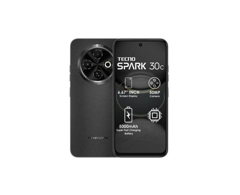spark 30c 6.67" 4gb ram 128gb rom 50mp 5000mah - orbit black