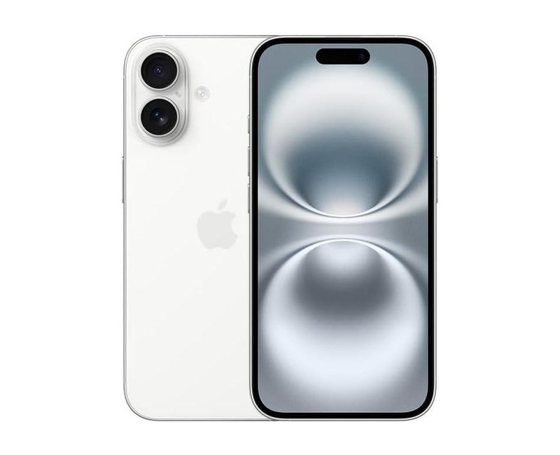 iPhone 16 - 6.1" 8GB RAM 256GB ROM 48MP 3561mAh - White