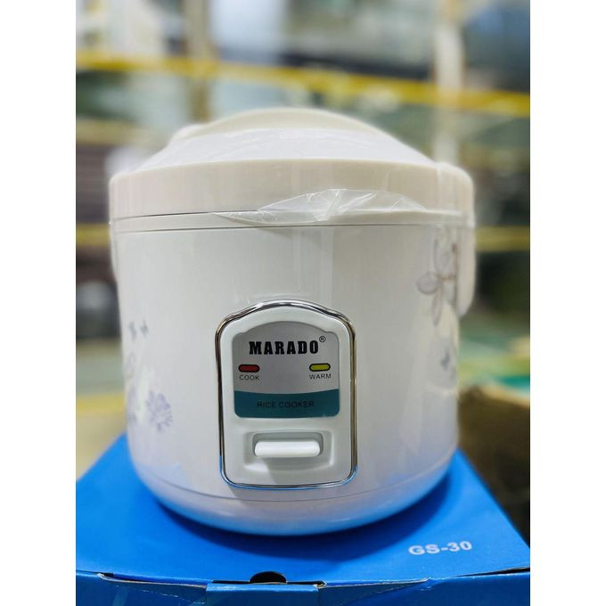 Marado Electric Rice Cooker - 5Litres - White,Multcolour