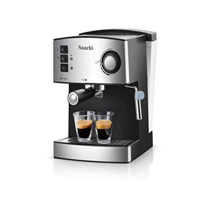 Saachi Electric Coffee Machine - Silver