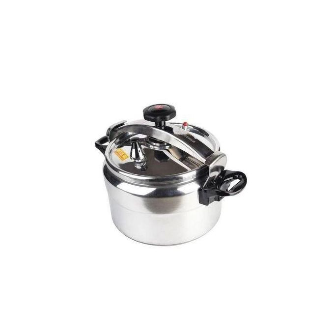 5Litres Stainless Steel Pressure Cooker - Silver
