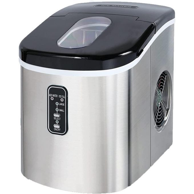 Hoffmans 2.2L Ice Making Machine - Silver, Red, Gray, Black