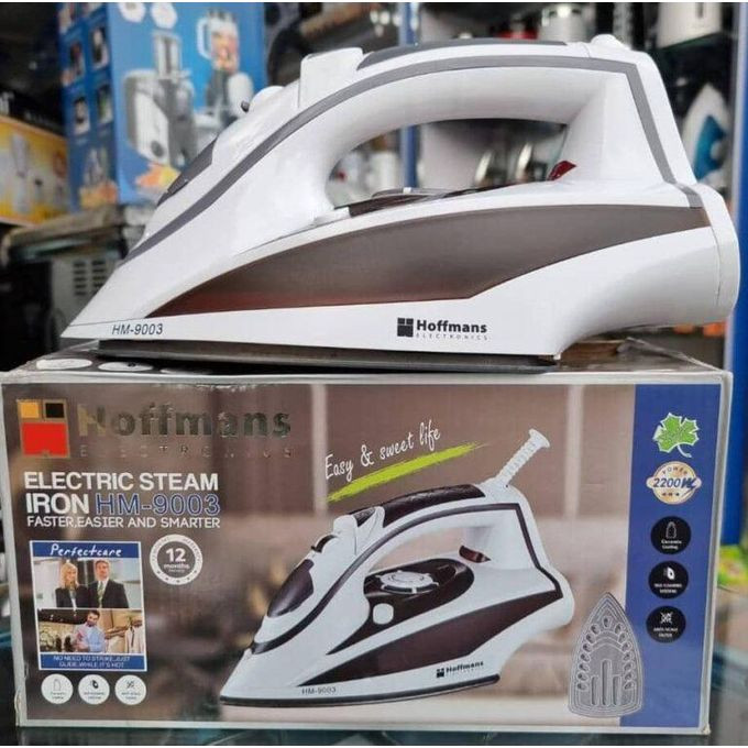 Steam And Dry Flat Iron - White, Black