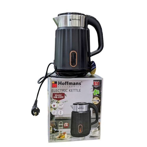 Hoffmans HM-2550 Electric Kettle - Black -2.5Ltr.