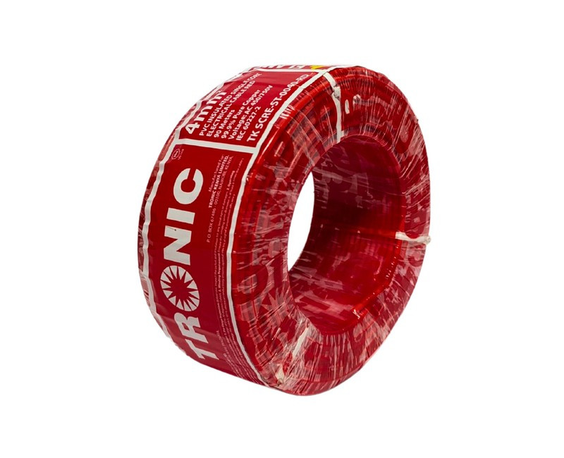 CABLE SINGLE CORE 6.00MM RED IN MTR