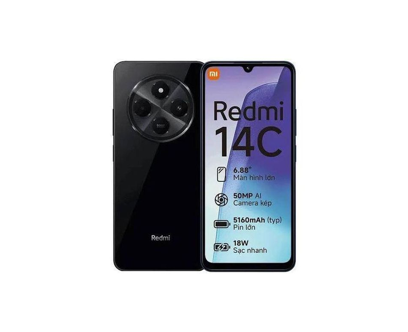Redmi 14C - 6.88" 4GB RAM 128GB ROM 50MP 5160mAh - Black/Blue