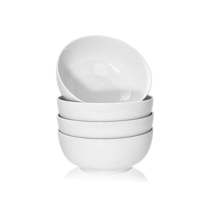 6 Pieces Soup Bowls - White