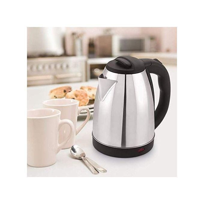 Pixel 2 Liters First Boiling Electric Kettle - Silver