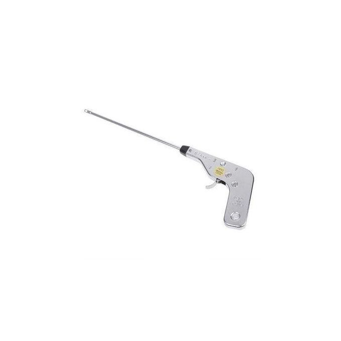 Gas Lighter With Electric Sparks - Silver