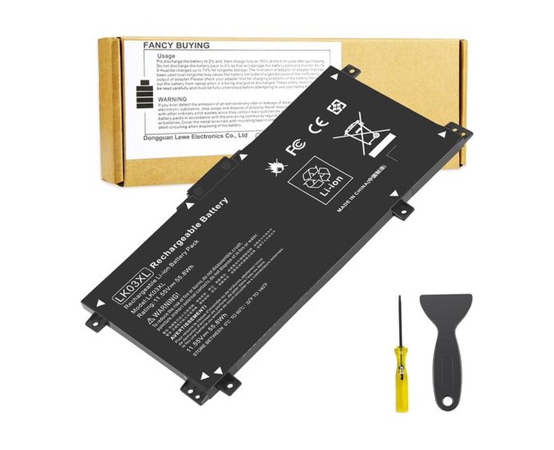 LK03XL Battery for hp Envy x360 Convertible 17m-ae0xx 17-bw 17m-ae111dx 15m-bp1xx 15m-cn0xxx 15-cn0xxx 15m-cp0xxx 15m-cn0012dx 15m-cn0011dx 15m-bq021dx 15m-bp112dx 916368-421 l09281-855 916814-855