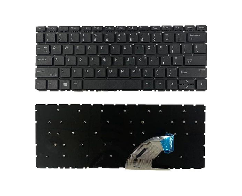Laptop Replacement US Layout Keyboard for HP ProBook 430 G6 435 G6 US Black
