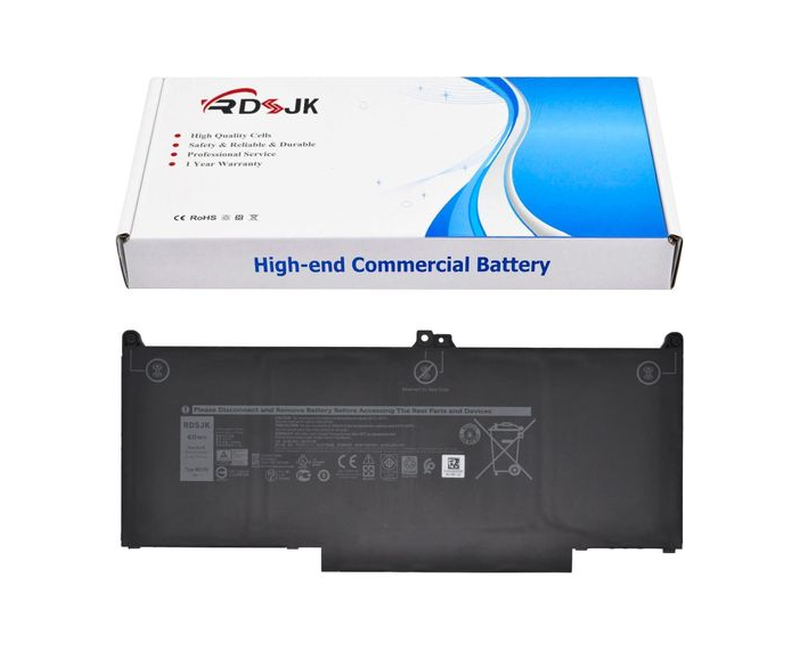 MXV9V Laptop Battery for Dell Latitude 5300 5310 7300 7400 E5300 E5310 E7300 E7400 Inspiron 7300 7306 2-in-1 Black Series P96G P96G001 P97G P97G001 P97G002P99G001 5VC2M 05VC2M 829MX 0829MX 7.6V 60Wh