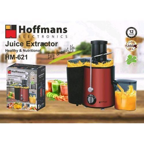 Hoffmans Electronic Juice Extractor 4 In 1 Model HM 637 -Red