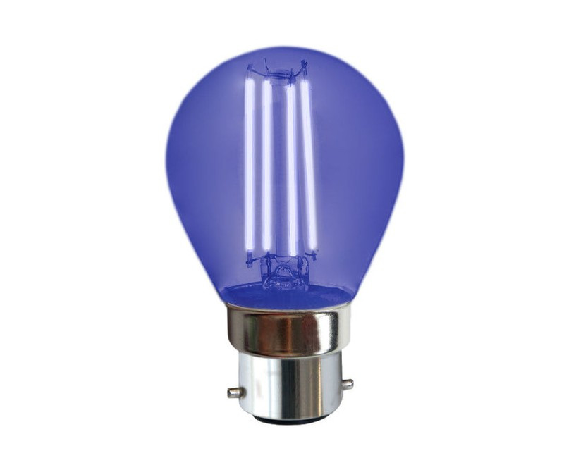 BULB LED G45 4W B22 BLUE