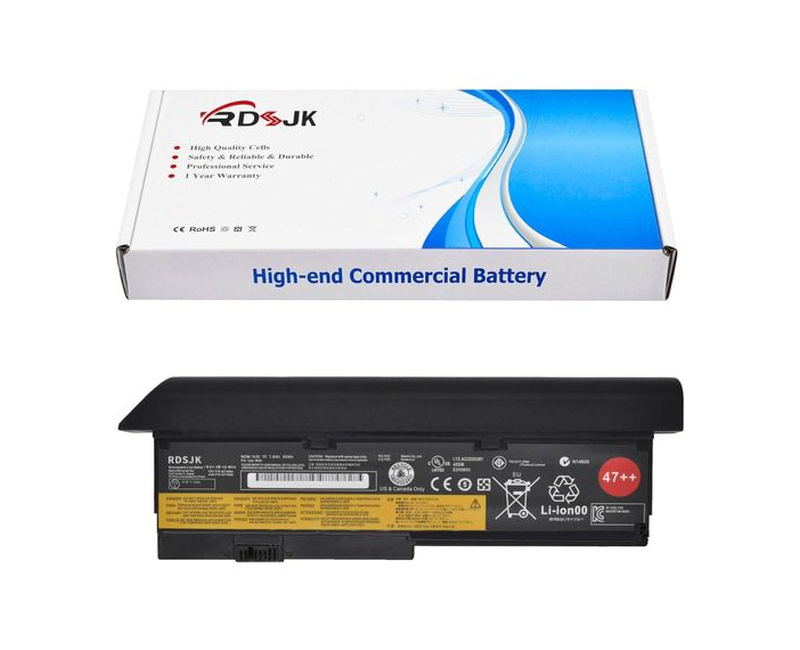 47++ 47+ Laptop Battery for Lenovo ThinkPad X200 X200s X201 X201s X201i 42T4696 42T4646 42T4647 42T4648 42T4649 42T4542 42T4534 43R9253 43R9254 43R9255 42T4696 42T4823 42T4825 42T4834 10.8V 85Wh 9Cell