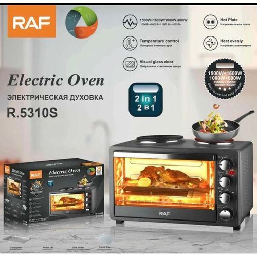 RAF 40L Electric Oven with Dual Hotplates.