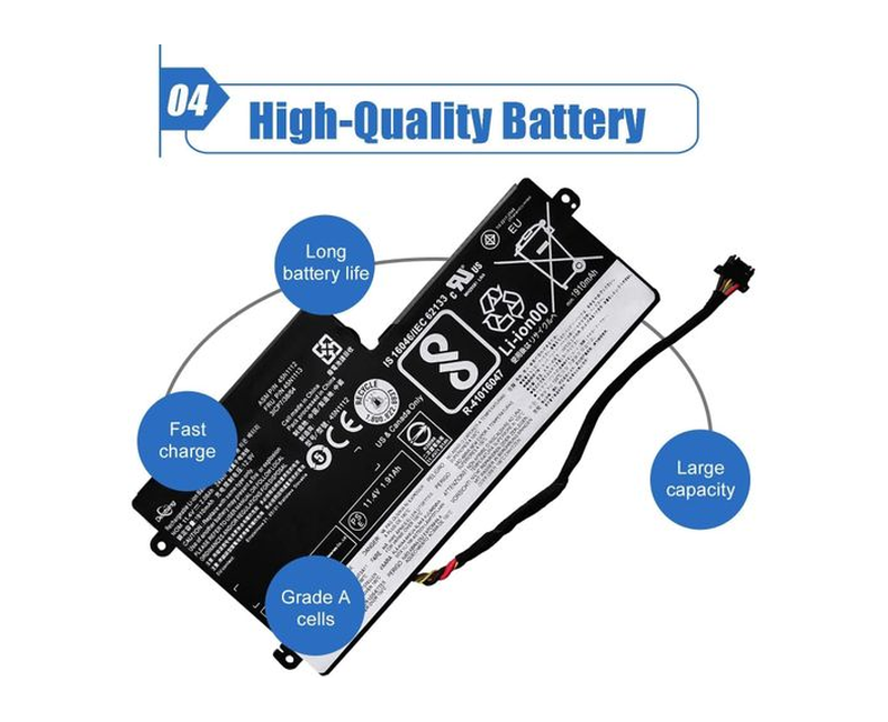 45N1112 Laptop Battery for Lenovo ThinkPad A275 T440 T440S T450 T450S T460 X230S X240 X240S X250 X260 X270 Series Internal 45N1113 45N1112 45N1111 01AV459 45N1110 45N1773 11.4V 24Wh 2060mAh