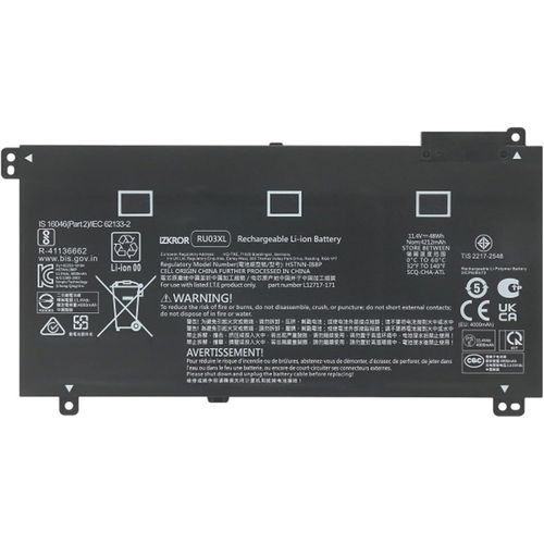 RU03XL 48Wh Battery Replacement for HP Probook X360 11 G3 G4 G5 G6 / X360 440 G1 Series Laptop HSTNN-LB8K HSTNN-IB8P HSTNN-UB7P L12717-421 L12717-541 L12791-855 RU03048XL 11.4V