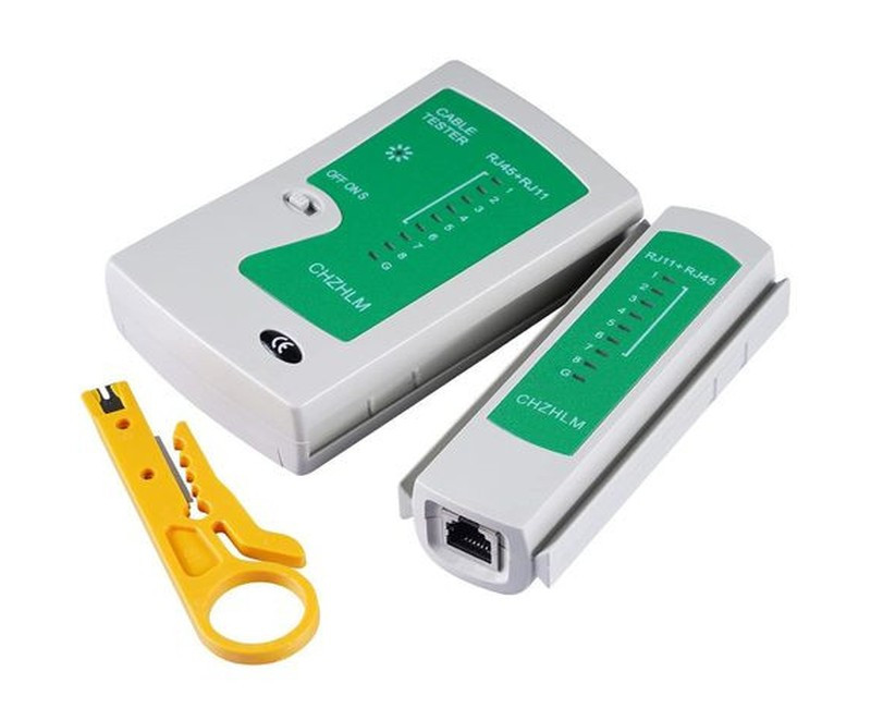 Updated Network Cable Tester LAN Cable Test Support POE Network Cable Tool for RJ45/RJ11/RJ12/CAT5/CAT6/UTP Ethernet Cable Fireproof Material