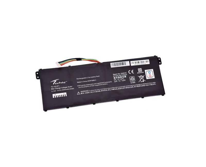 Compatible Battery for Acer ES1-512 – AC14B13J, AC14B18J, Aspire ES1-511, Gateway NE512 Series Laptops (2100mAh, 3-Cell)