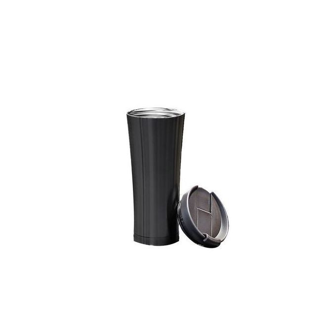 Insulated Stainless Steel Travel Mug, 500ml - Black
